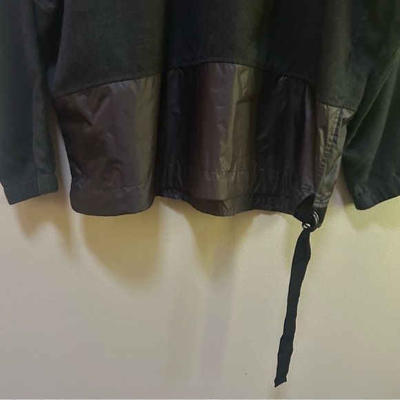 3.1 Phillip Lin ~Men’s Mock Neck Dark Gray Wool Oversized Pullover Jumper Tunic - Picture 6 of 15